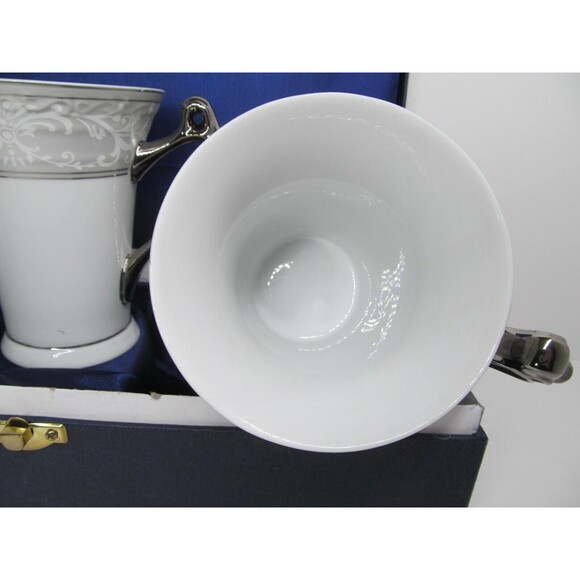 Sorelle Fine Porcelain Coffee Mugs Gift Box Set Of 2 - Picture 7 of 10